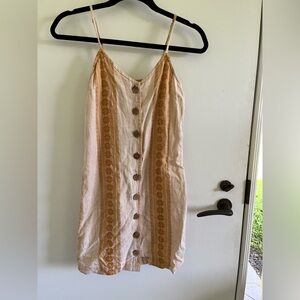 Ripcurl mini sundress embroidered boho festival beachy vacation spring summer